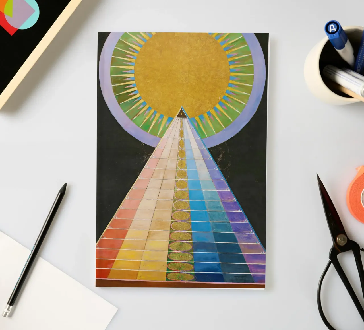 Retable, n° 1, groupe X (1915) - Hilma af Klint carnet de notes de Bisous Art