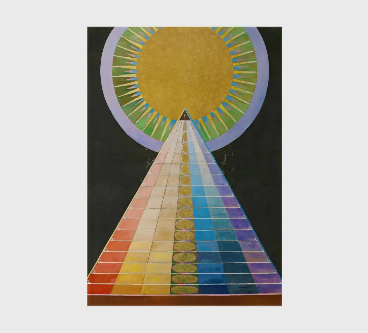Retable, n° 1, groupe X (1915) - Hilma af Klint carnet de notes de Bisous Art