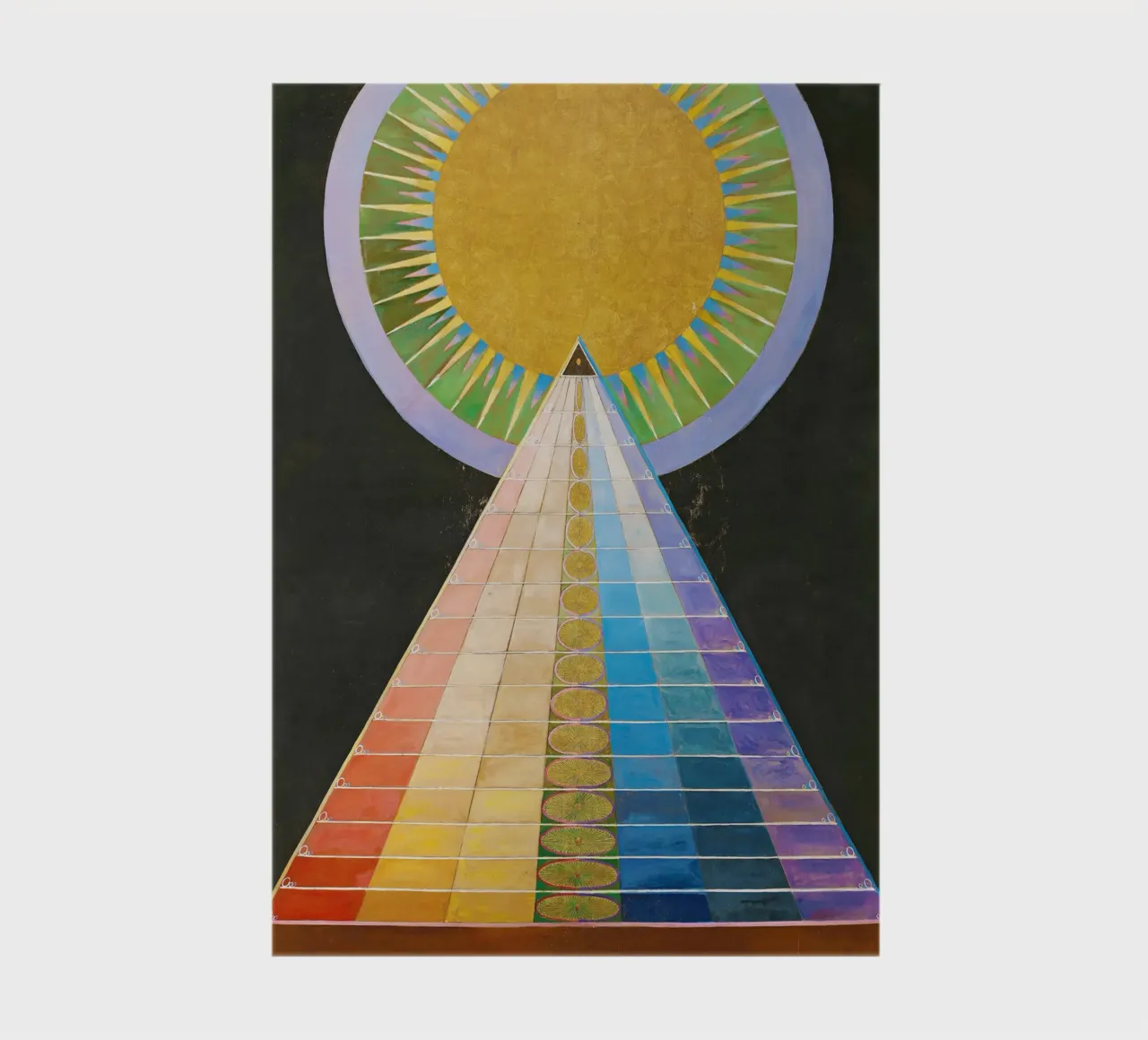 Retable, n° 1, groupe X (1915) - Hilma af Klint carnet de notes de Bisous Art