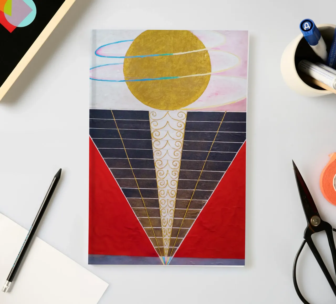 Retable, n° 2, groupe X (1915) - Hilma af Klint carnet de notes de Bisous Art