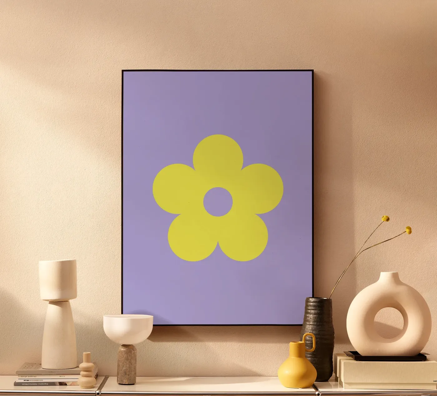 Daisy Flower acrylic glass by juniqeart