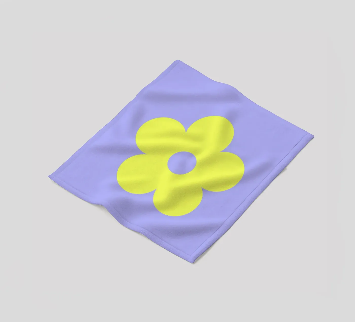 Daisy Flower Fleecedecke von juniqeart