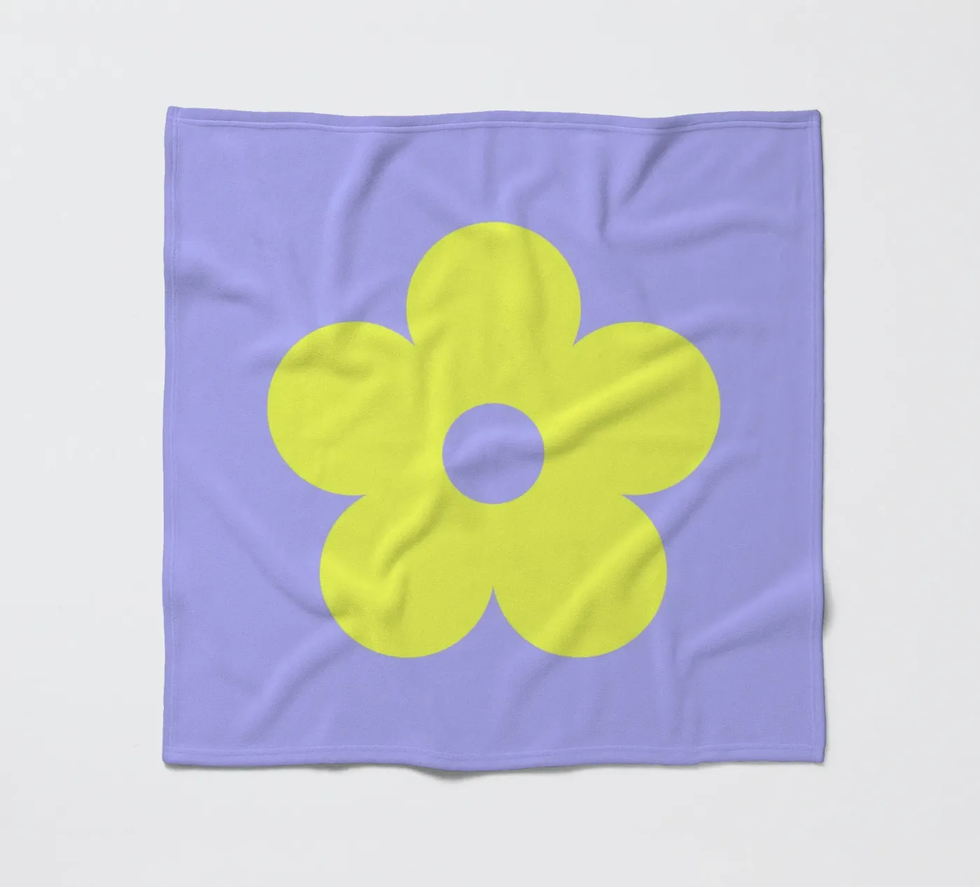 Daisy Flower coperta in pile da juniqeart