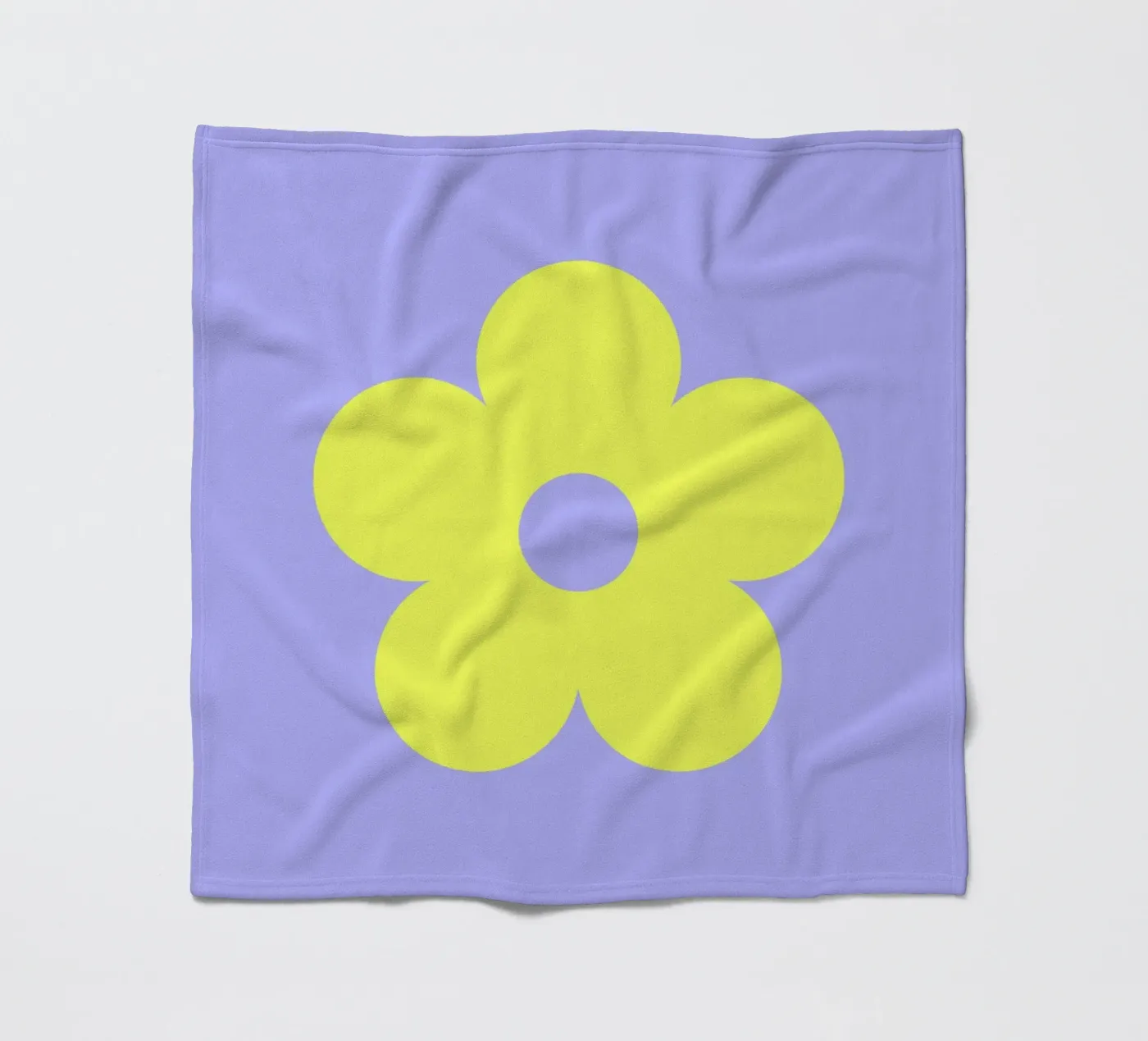 Daisy Flower Fleecedecke von juniqeart