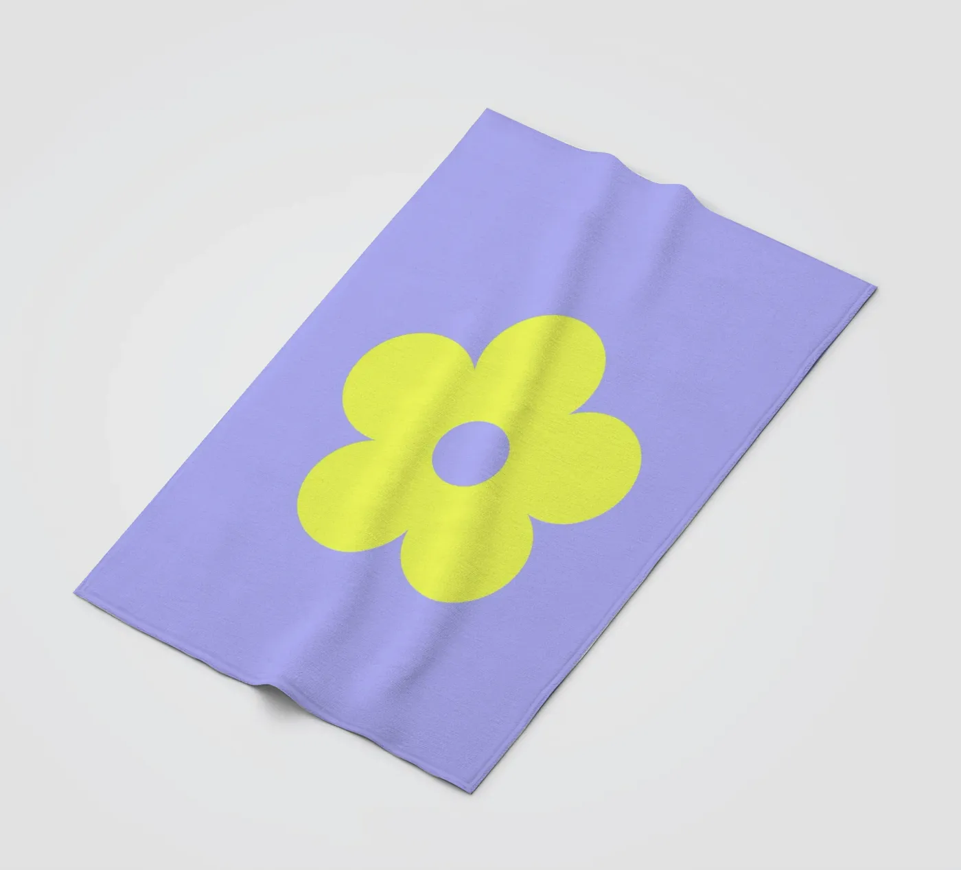Daisy Flower coperta in pile da juniqeart