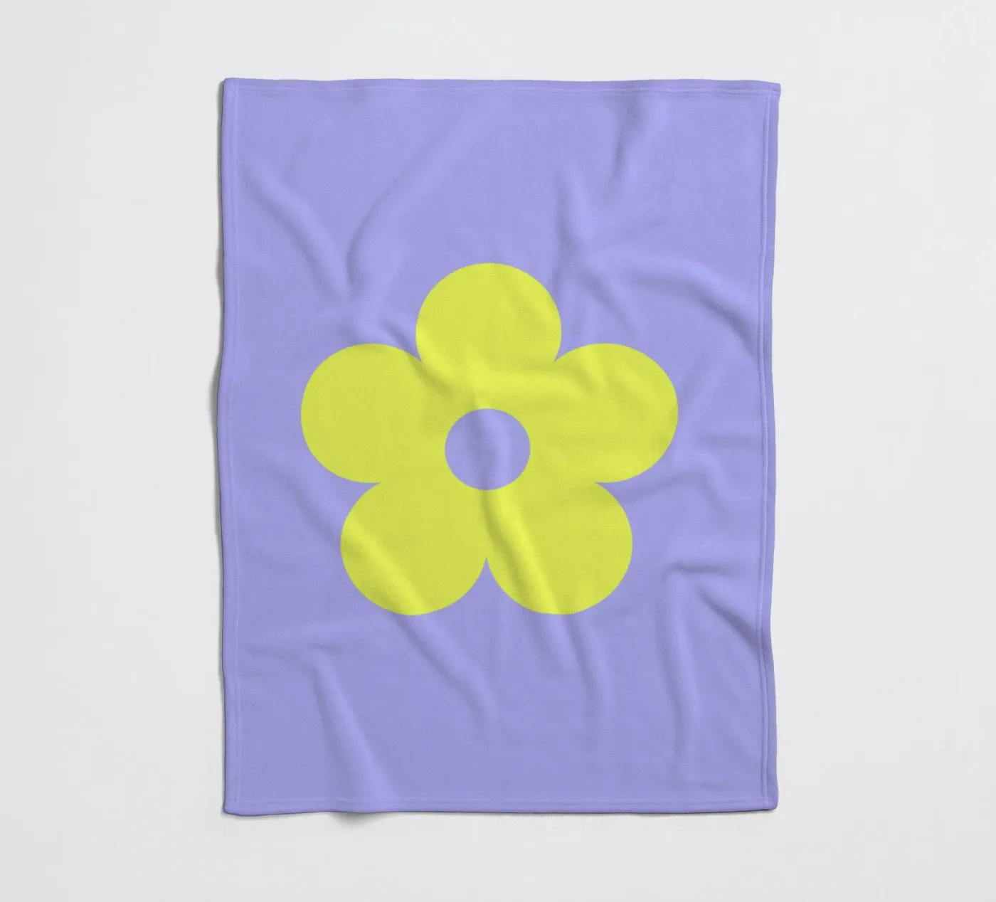 Daisy Flower coperta in pile da juniqeart