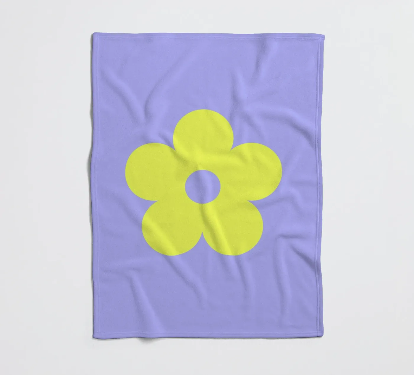 Daisy Flower Fleecedecke von juniqeart