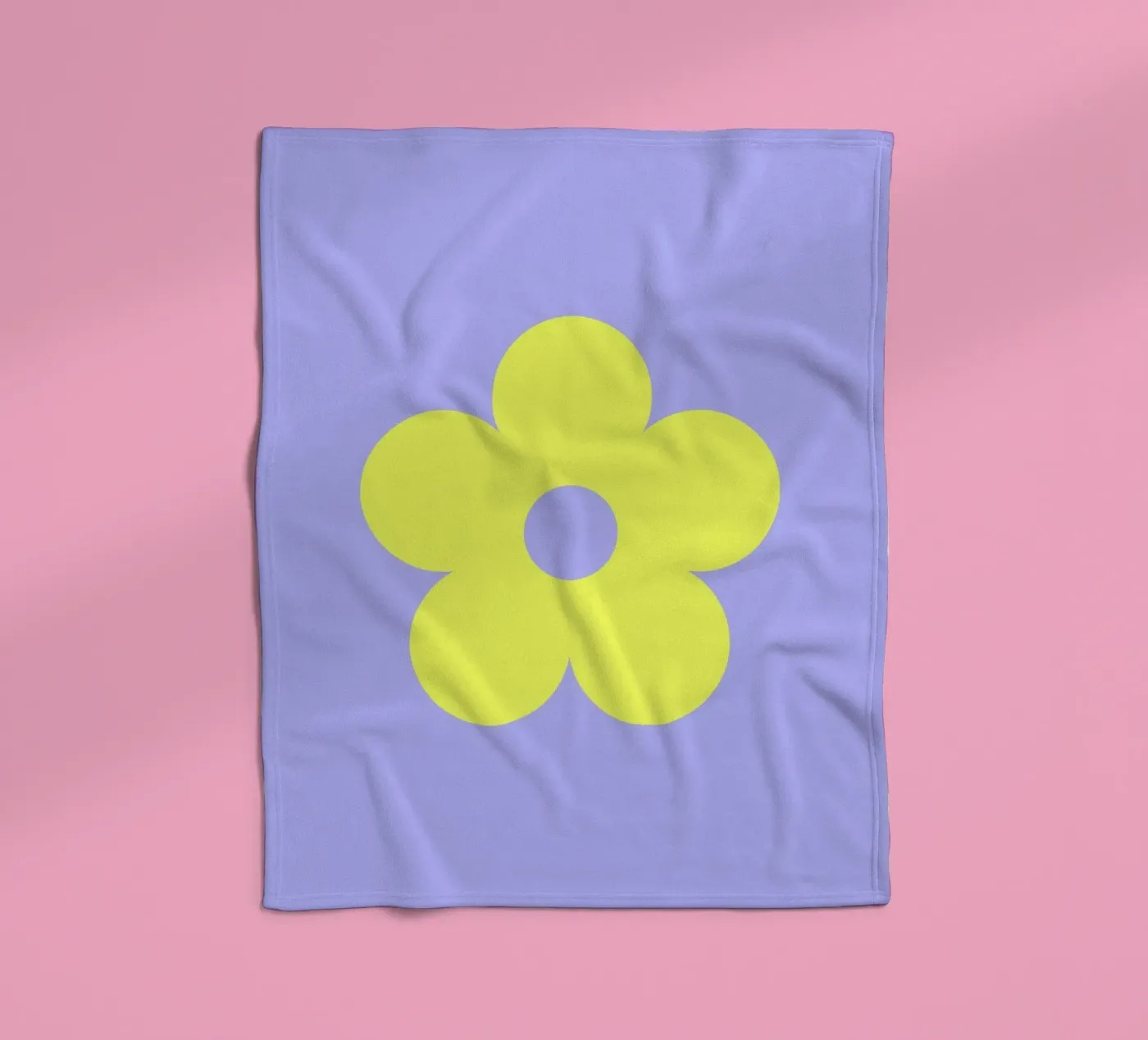 Daisy Flower Fleecedecke von juniqeart