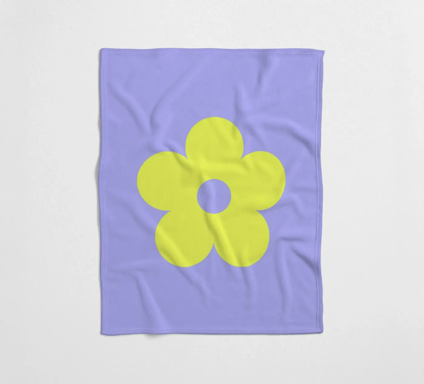 Daisy Flower coperta in pile da juniqeart