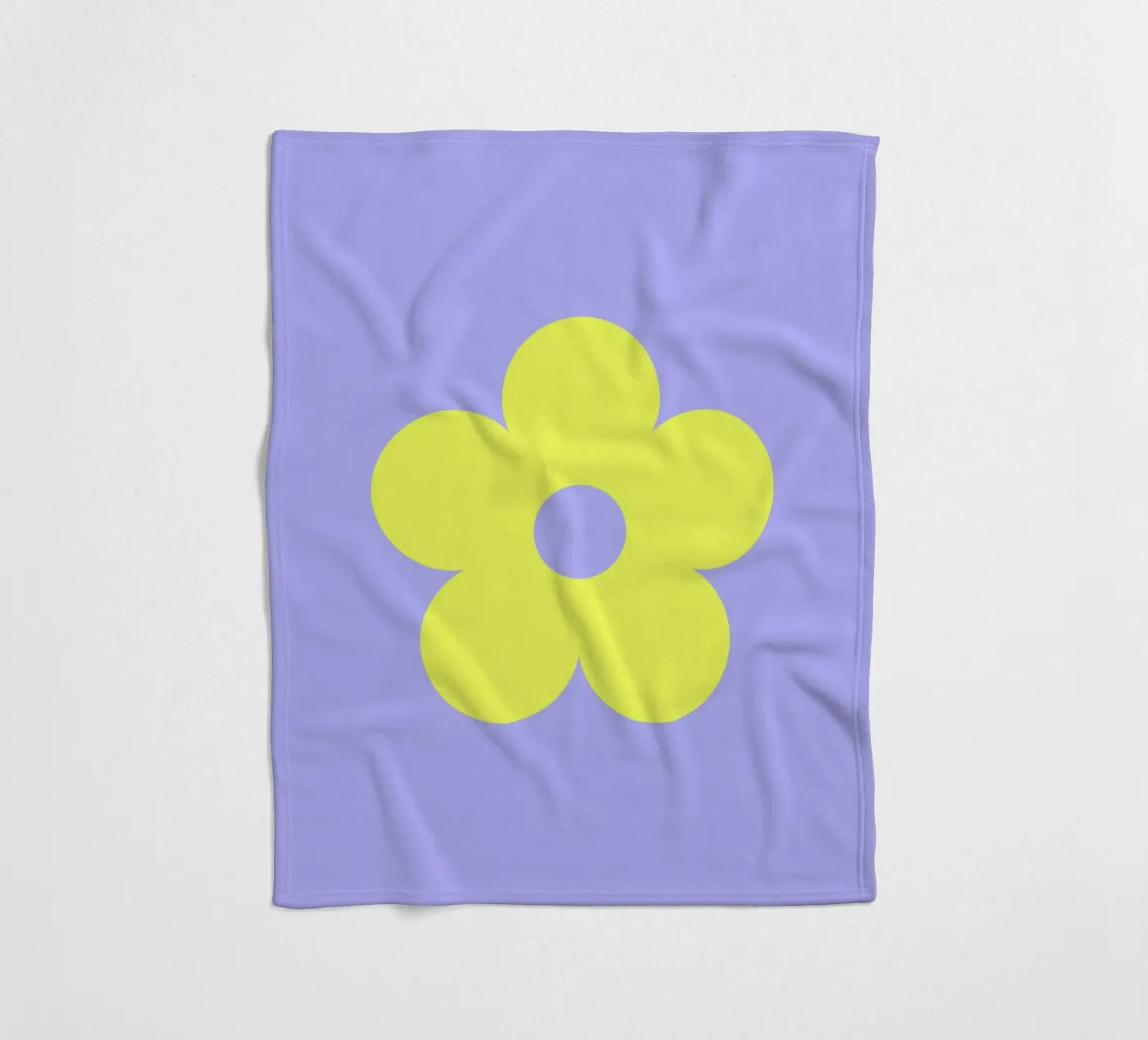 Daisy Flower Fleecedecke von juniqeart