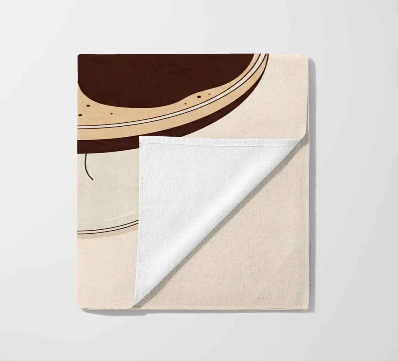 Donna in miniatura in un Martini Espresso telo mare da Soleil Basque