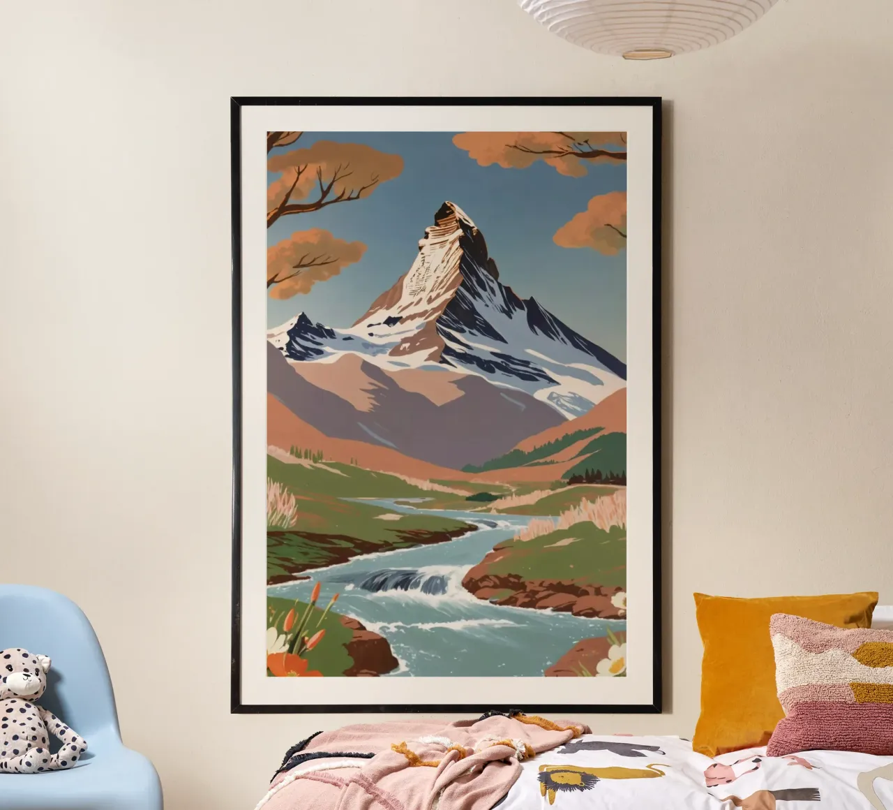 Cervino: Risveglio di primavera | Impianto 4 poster da AlbertKlee