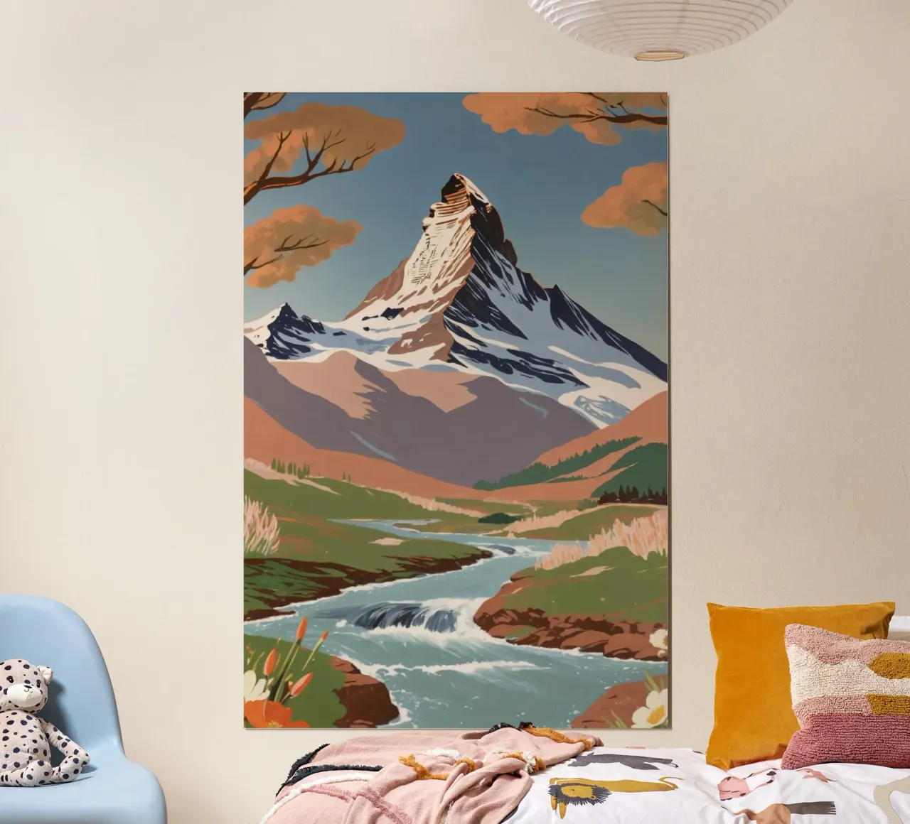 Cervino: Risveglio di primavera | Impianto 4 poster da AlbertKlee