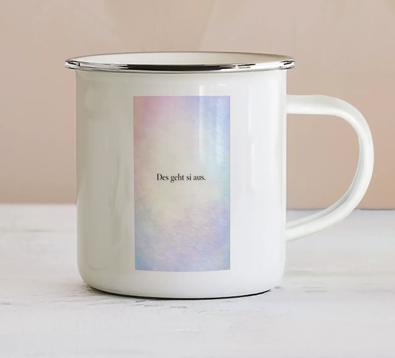 Calma bavarese tazza in smalto da JUNIQERIN photography by Dorothea Baur