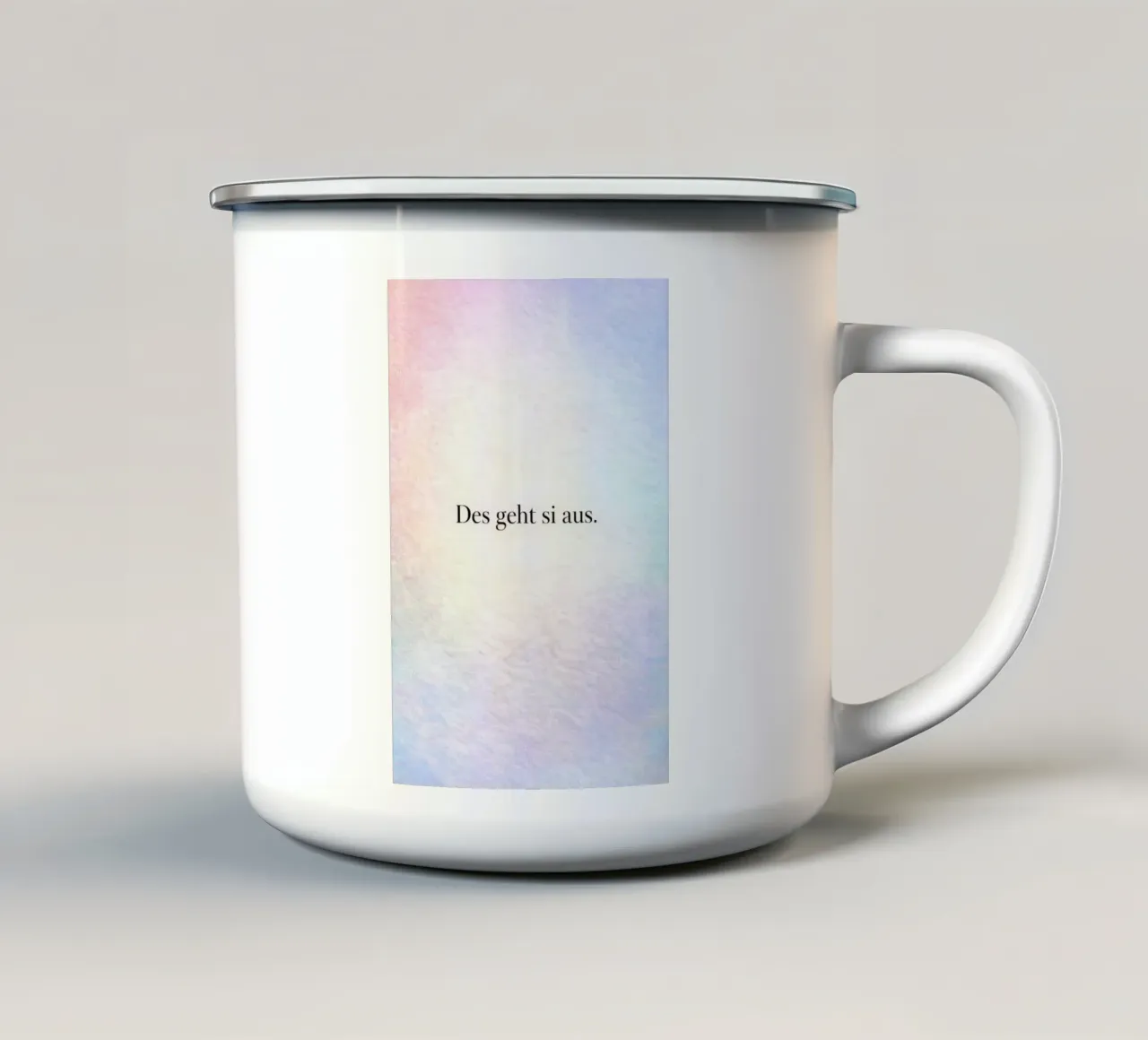 Calma bavarese tazza in smalto da JUNIQERIN photography by Dorothea Baur