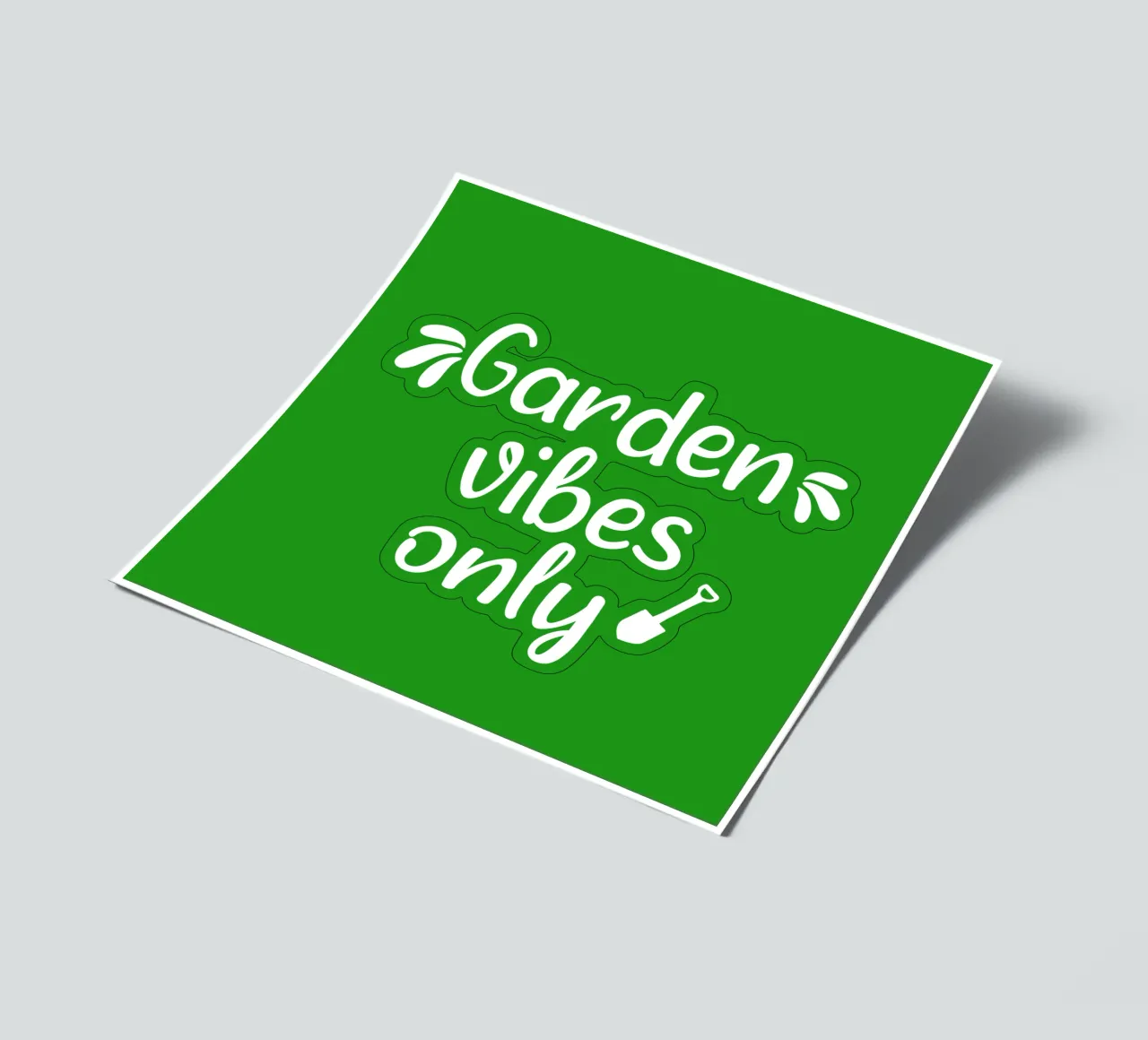 Garden vibes only foglio adesivo da mygreenvalue