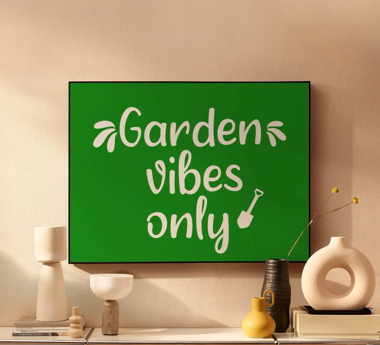Garden vibes only alluminio dibond da mygreenvalue