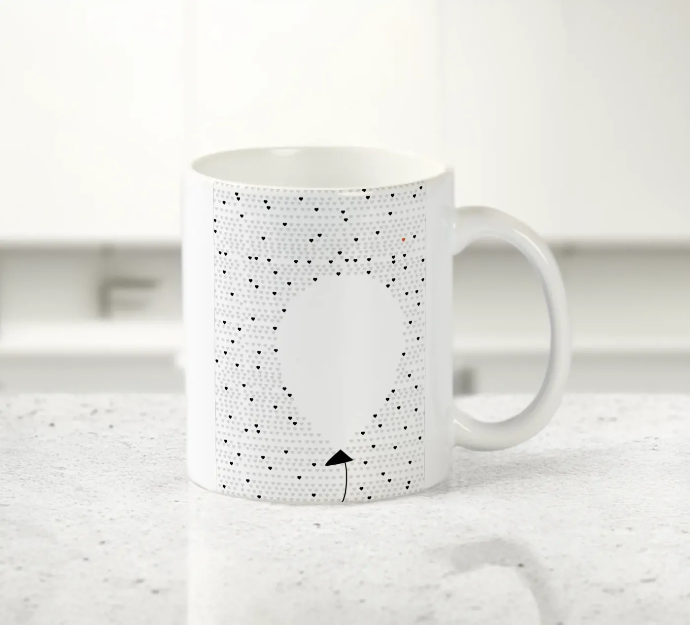 Balloon ceramic mug by by elle arts