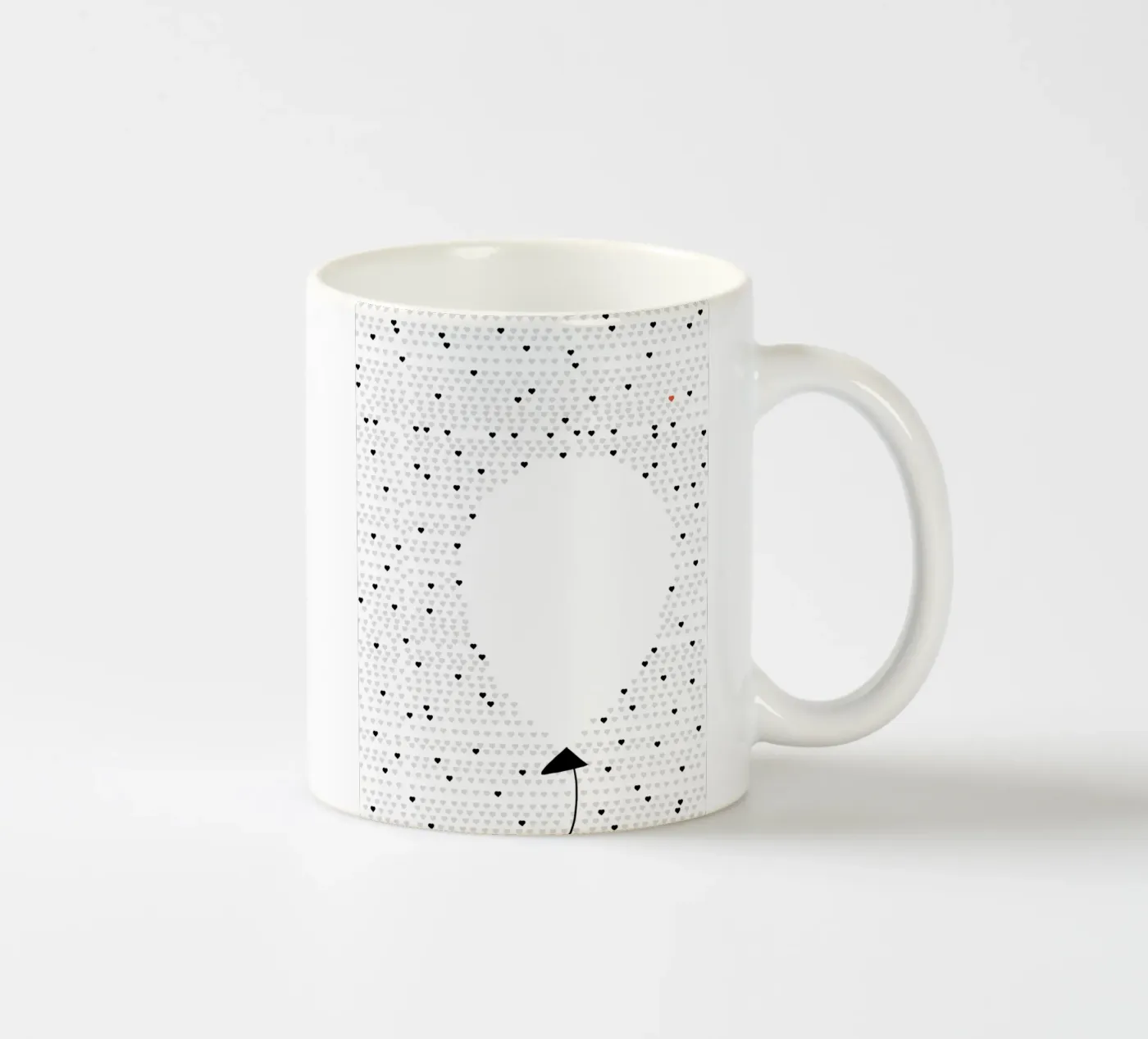 Balloon ceramic mug by by elle arts