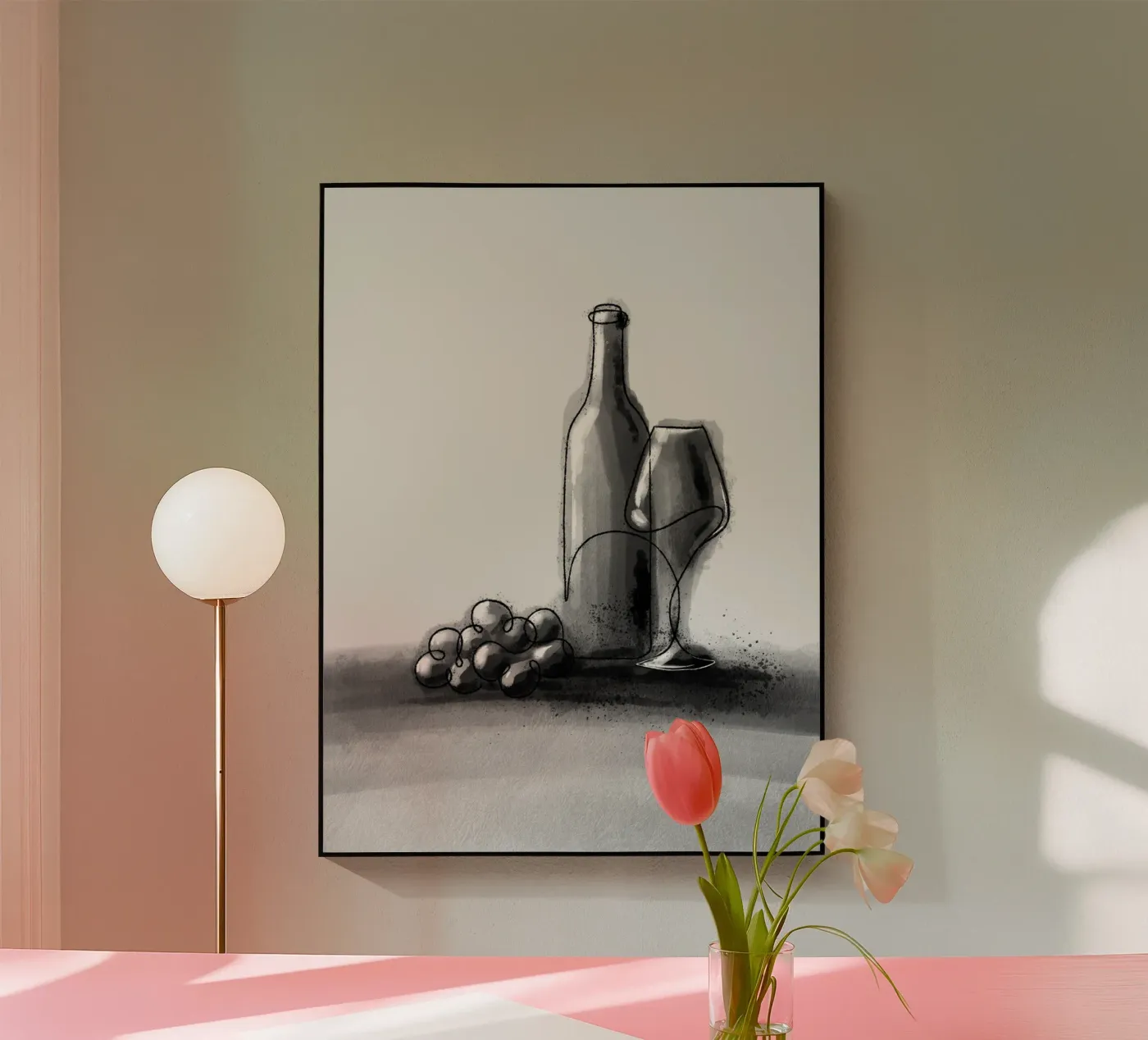 Wine plexiglass da by elle arts