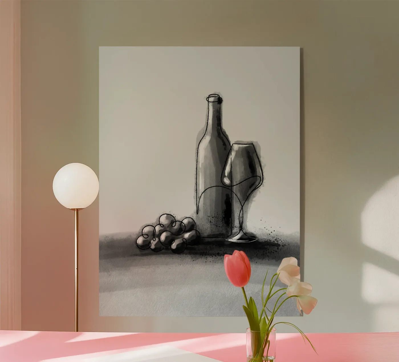 Wine plexiglass da by elle arts