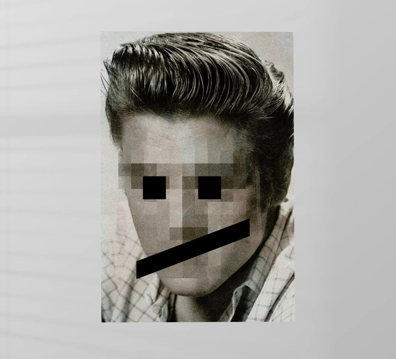 Retro Pop Emoticons Elvis pellicola backlit da Butcher Billy