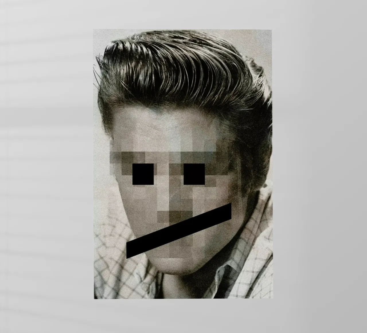 Retro Pop Emoticons Elvis pellicola backlit da Butcher Billy