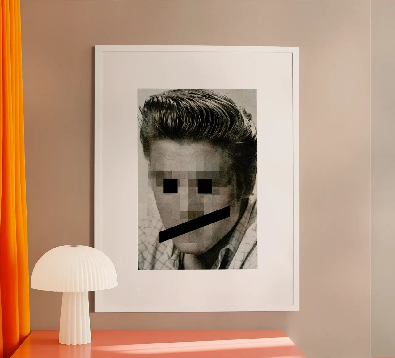Retro Pop Emoticons Elvis carta hahnemühle da Butcher Billy
