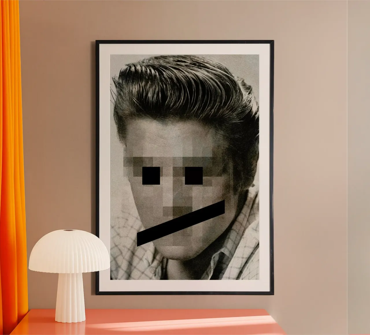 Retro Pop Emoticons Elvis carta hahnemühle da Butcher Billy