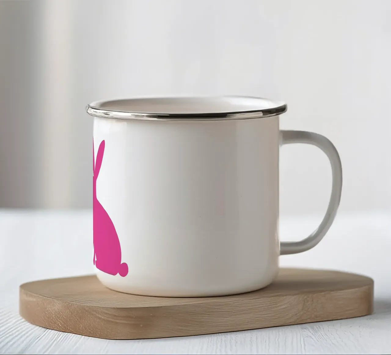 Amore di coniglio tazza in smalto da CUTE ART