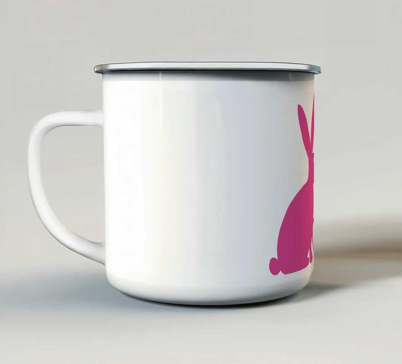 Amore di coniglio tazza in smalto da CUTE ART