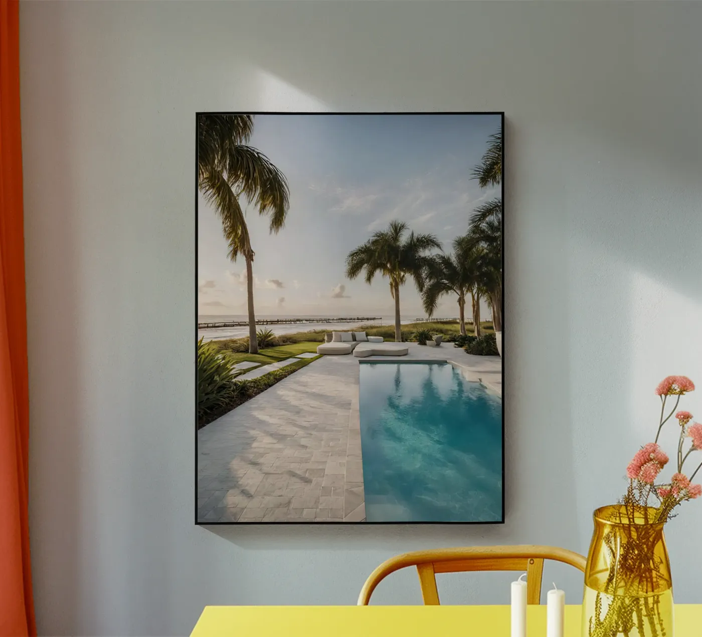 Beach Vacation acryl van Craw Carol