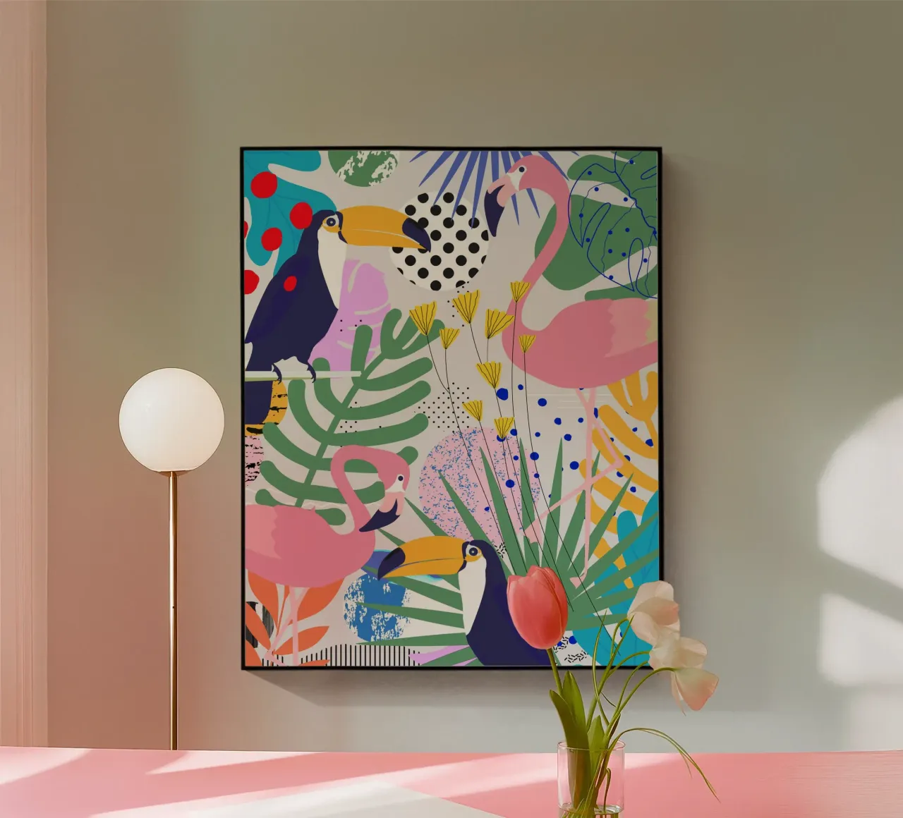 Primavera tropicale plexiglass da 83oranges.com