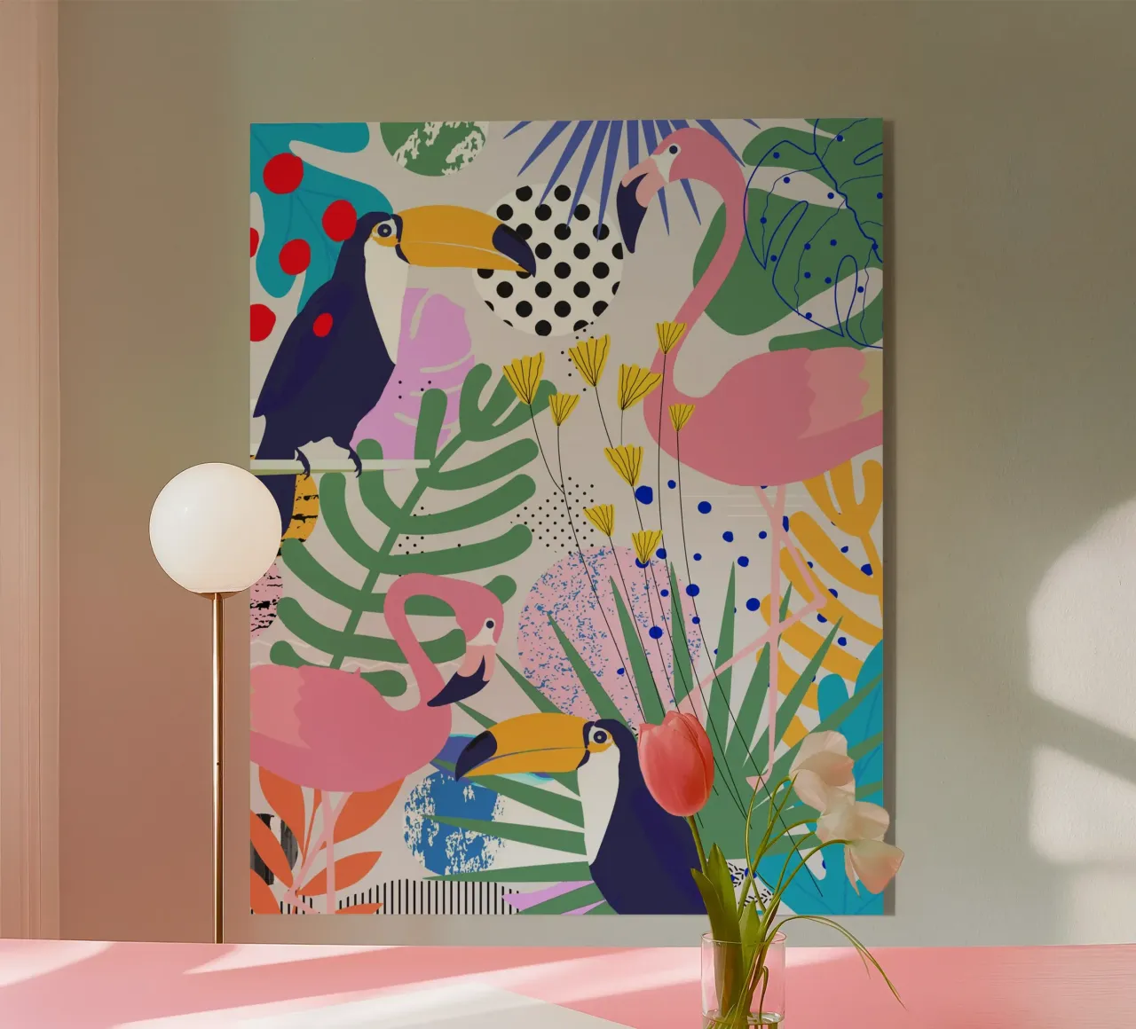 Primavera tropicale plexiglass da 83oranges.com