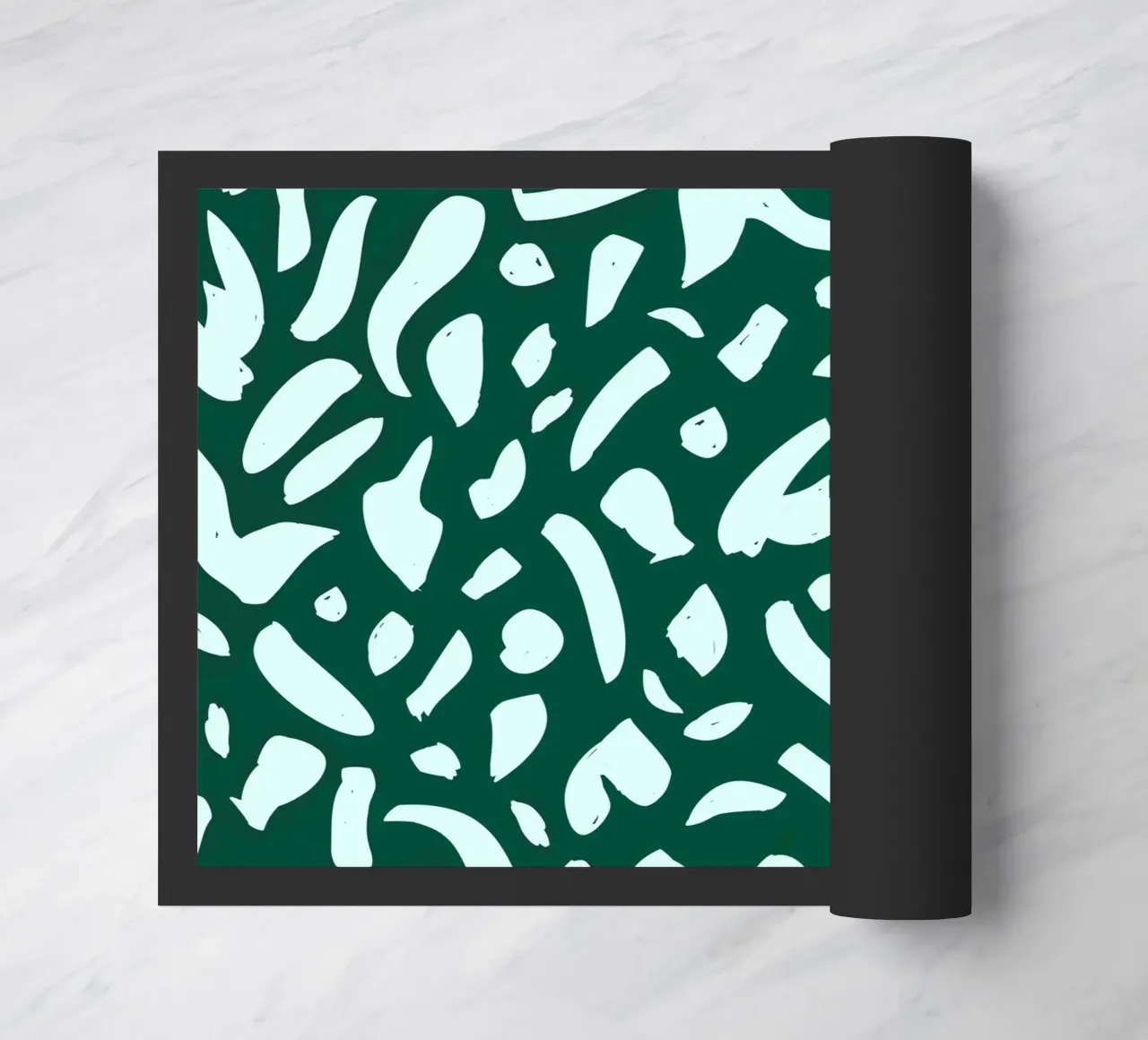 Deep Emerald doormat by 83oranges.com