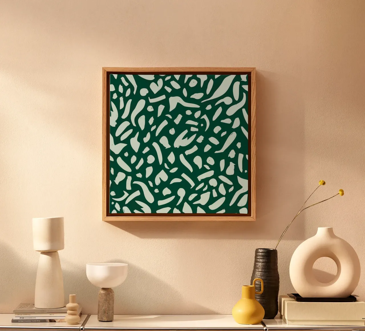 Deep Emerald canvas by 83oranges.com