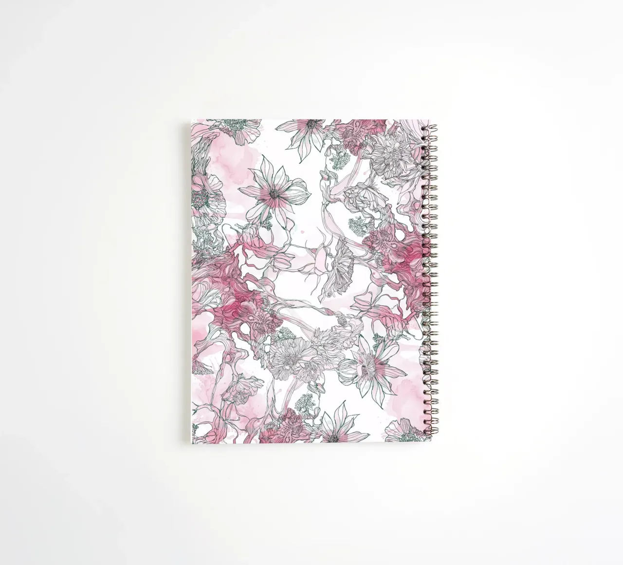 flower jungle spiral notebook by k i m