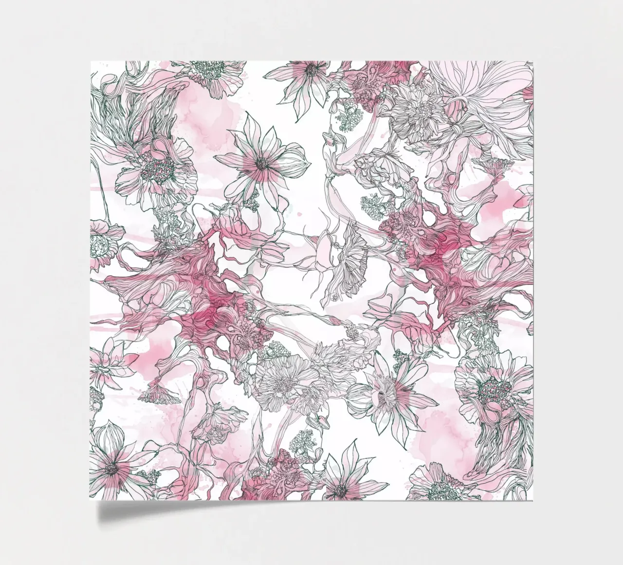 flower jungle sticker sheet by k i m