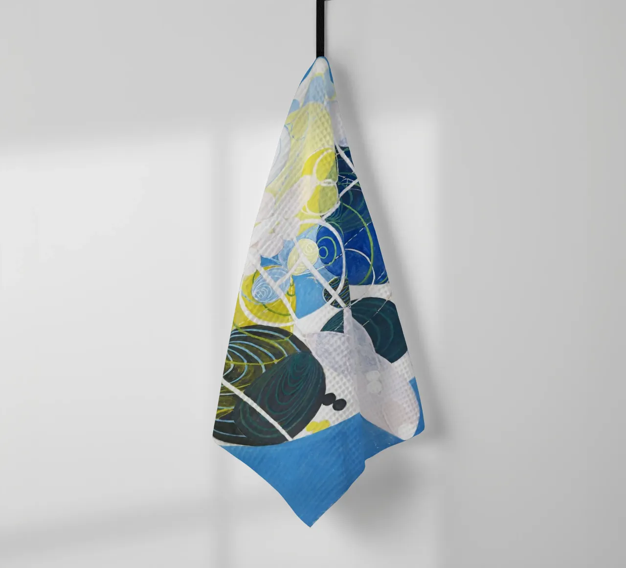 Groupe III, n° 5, Les grandes figures Hilma Klint torchon de Bisous Art