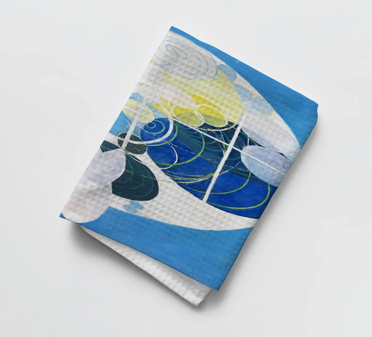 Groupe III, n° 5, Les grandes figures Hilma Klint torchon de Bisous Art