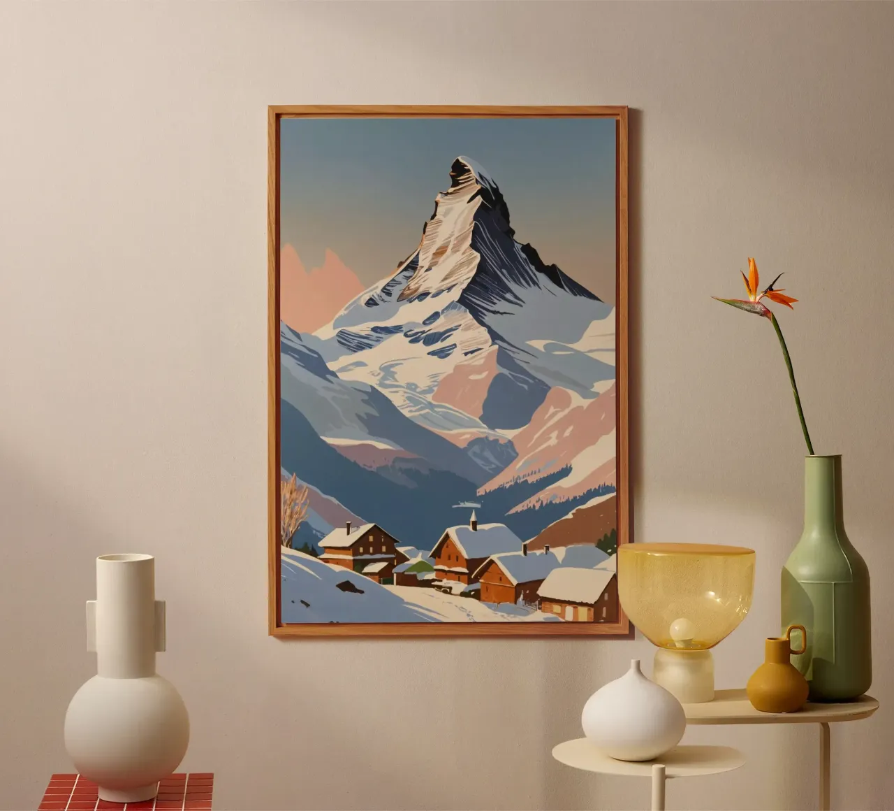 Matterhorn: Winter Dream | Work 1 alu-dibond by AlbertKlee