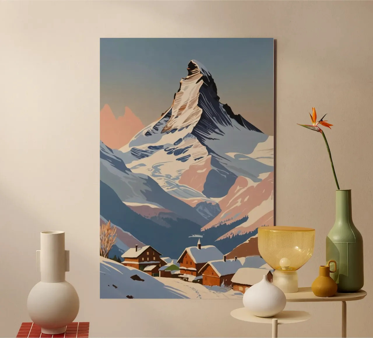 Matterhorn: Winter Dream | Work 1 alu-dibond by AlbertKlee