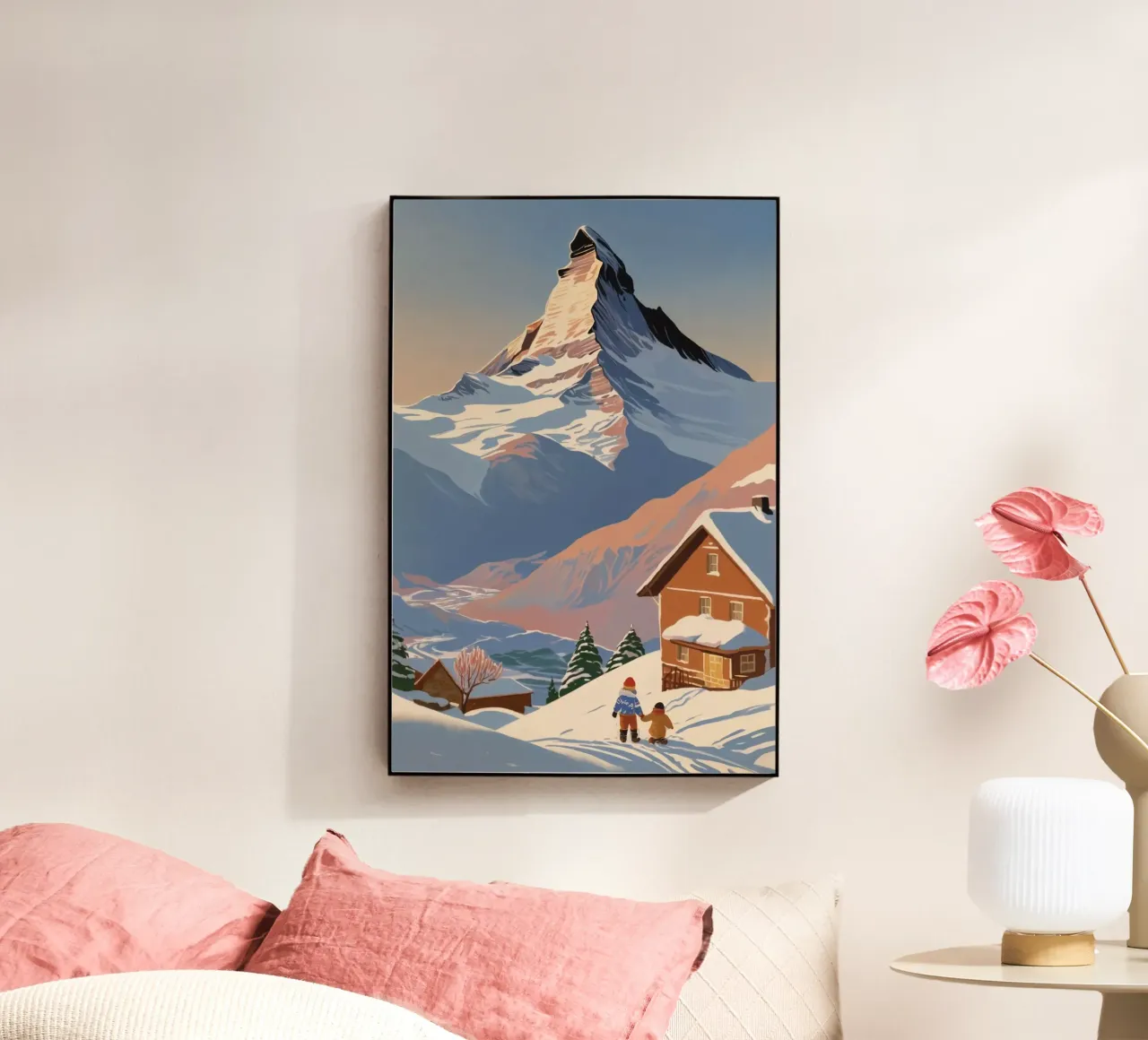 Matterhorn: Winter magic | Plant 2 acrylic glass by AlbertKlee