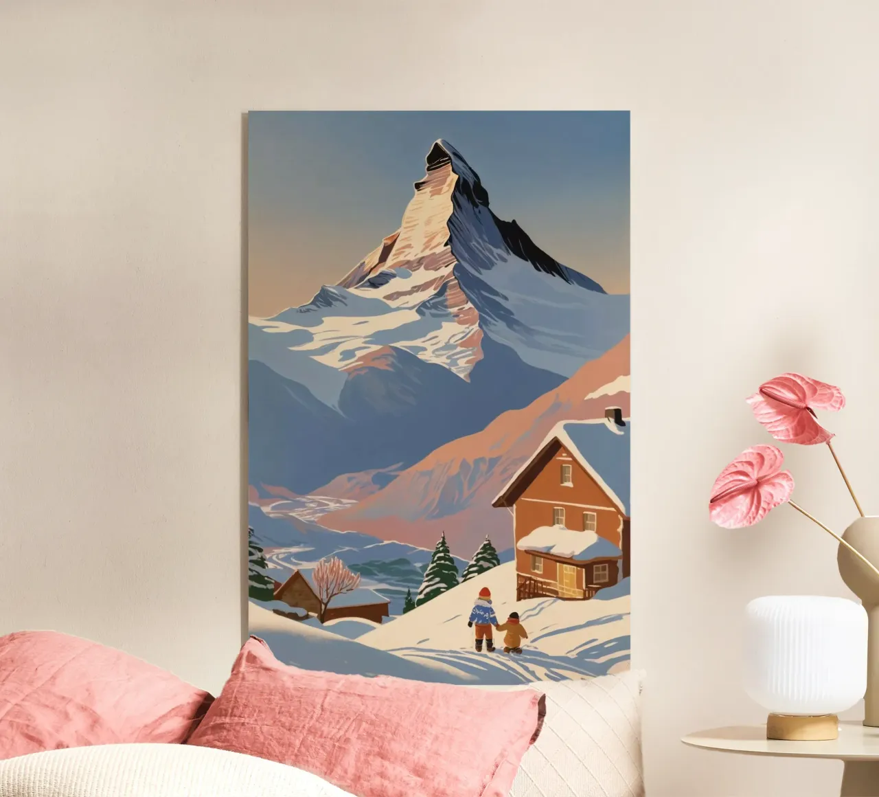 Matterhorn: Winter magic | Plant 2 acrylic glass by AlbertKlee