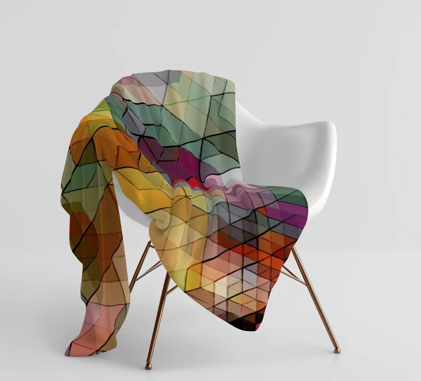 Cuben Sketch Fleecedecke von Excites