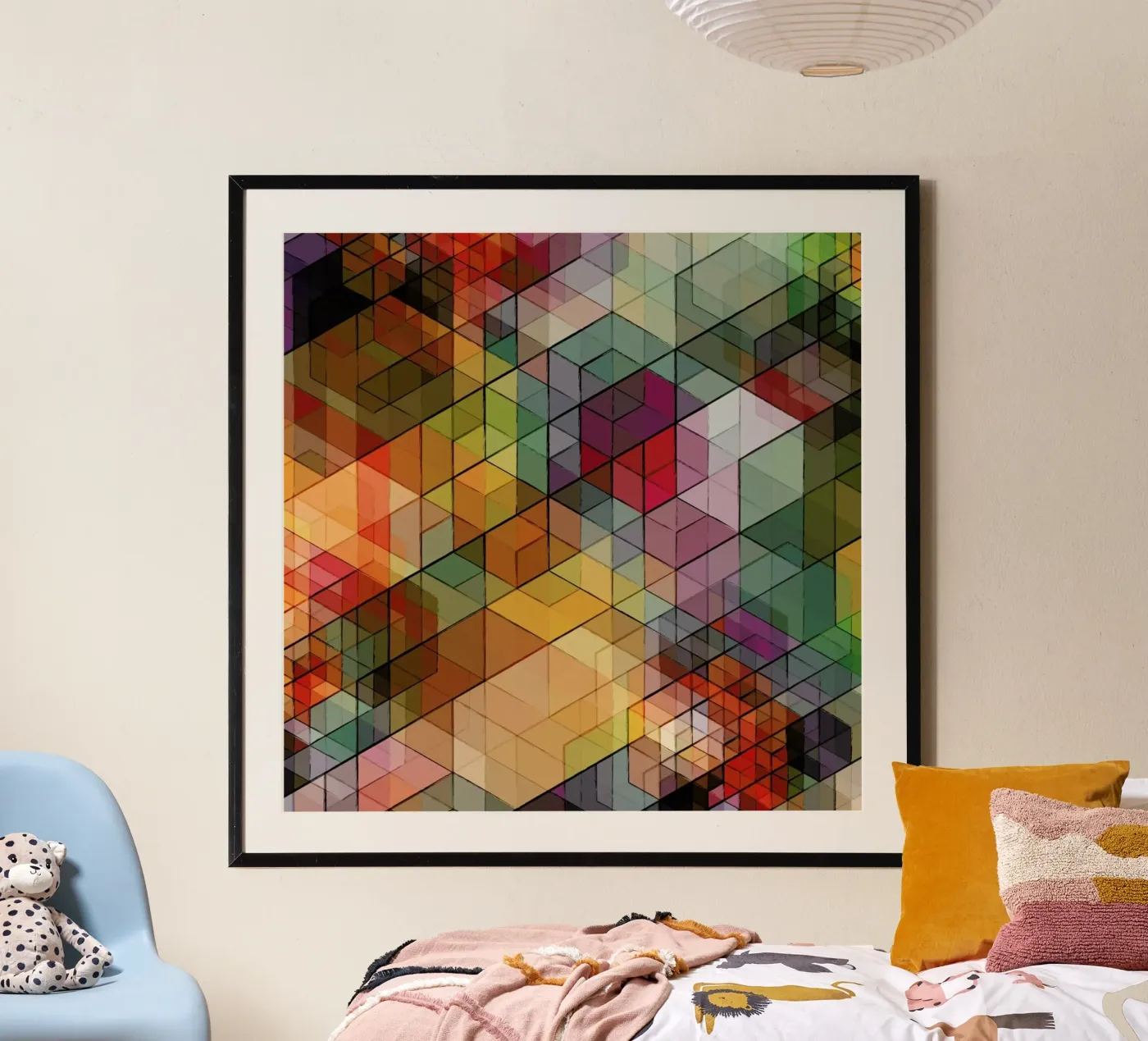 Cuben Sketch poster van Excites