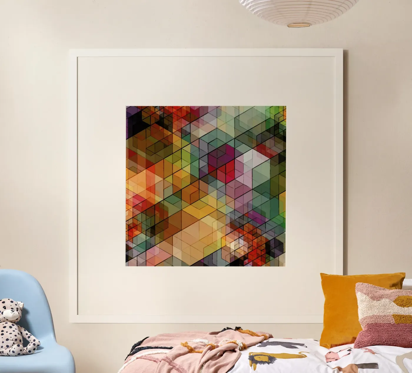 Cuben Sketch poster van Excites