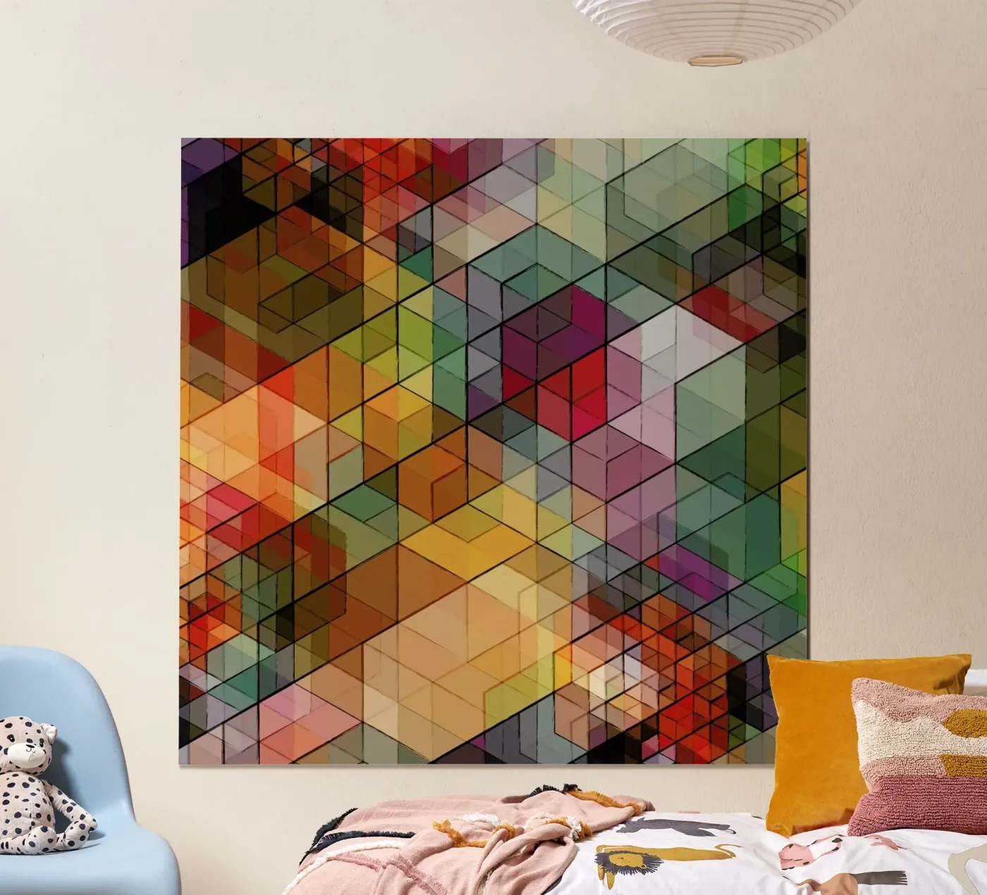 Cuben Sketch poster van Excites