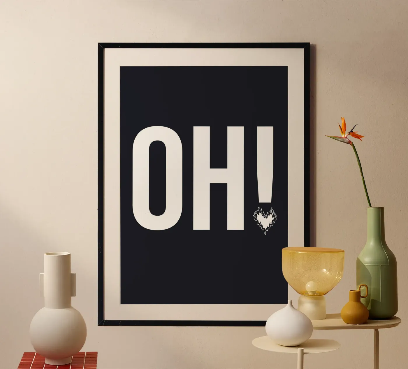 Oh, Love! poster da byh.illustration