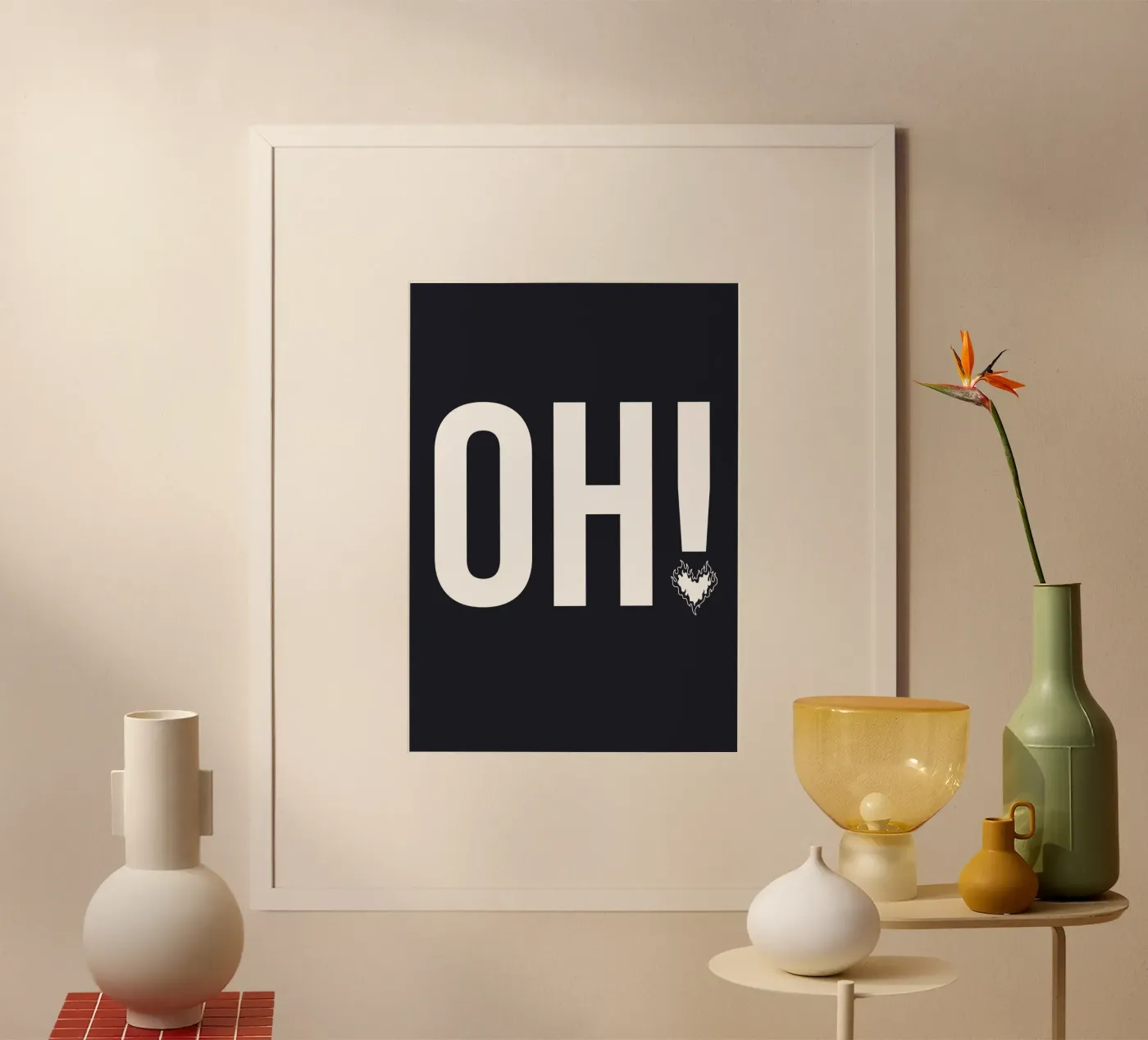 Oh, Love! poster da byh.illustration